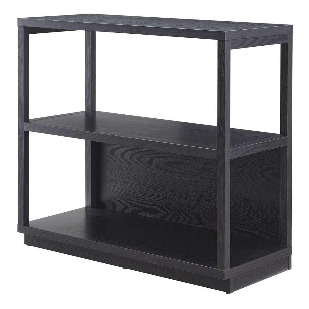 Hudson & Canal - Thalia 33in Tall Rectangular Bookcase in Black - BK1269 veiw 4