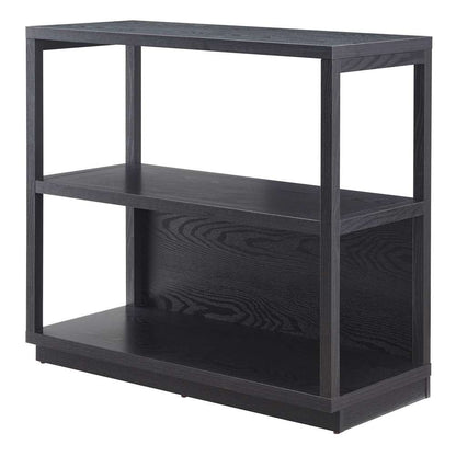 Hudson & Canal - Thalia 33in Tall Rectangular Bookcase in Black - BK1269 veiw 4