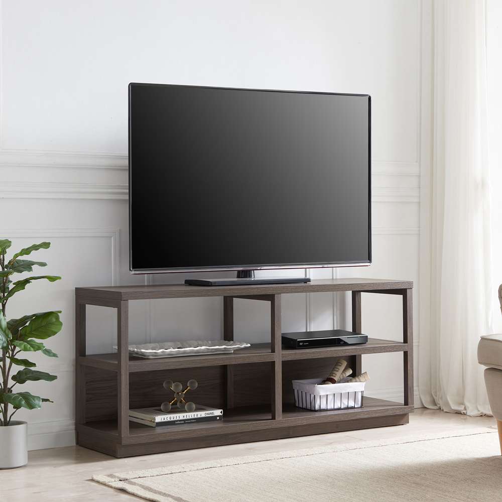 Hudson & Canal - Thalia Rectangular TV Stand for TVs up to 60in in Alder Brown - TV1268 veiw 2