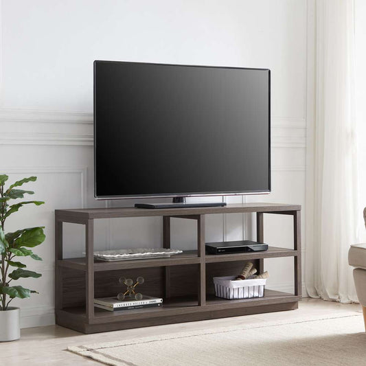 Hudson & Canal - Thalia Rectangular TV Stand for TVs up to 60in in Alder Brown - TV1268 veiw 2