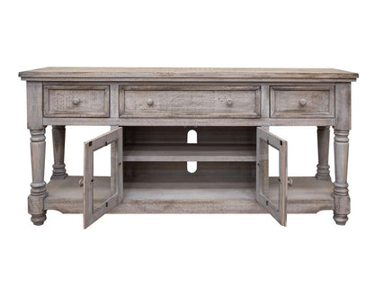 IFD - Aruba 70 TV Stand, w/3 Drawers & 2 Doors, in White Sea Finish - IFD7333STN70WS veiw 1