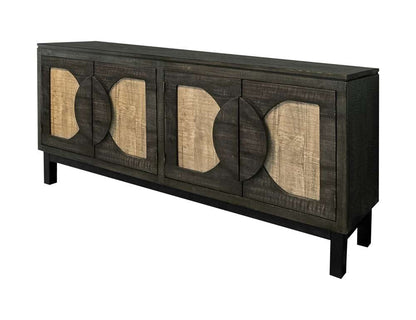 IFD - Cosala 4 Doors, Console w/ Black Finish - IFD8081CNSBK veiw 1