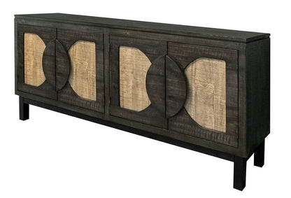 IFD - Cosala 4 Doors, Console w/ Black Finish - IFD8081CNSBK veiw 3