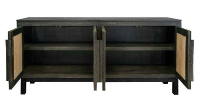 IFD - Cosala 4 Doors, Console w/ Black Finish - IFD8081CNSBK veiw 4