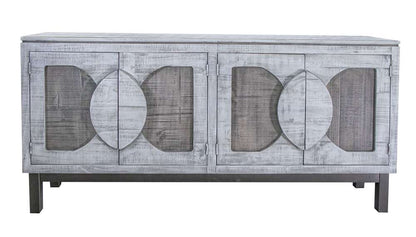 IFD - Cosala 4 Doors, Console w/ White Finish - IFD8081CNSWT veiw 1