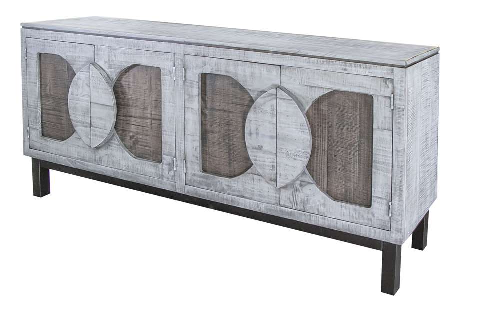 IFD - Cosala 4 Doors, Console w/ White Finish - IFD8081CNSWT veiw 4