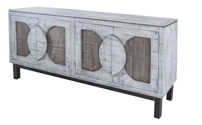 IFD - Cosala 4 Doors, Console w/ White Finish - IFD8081CNSWT veiw 4