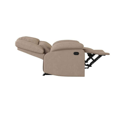 Relax A Lounger - Phyllis Microfiber Manual Recliner, Beige by Lifestyle Solutions - RR-PRK1CM2022 veiw 9