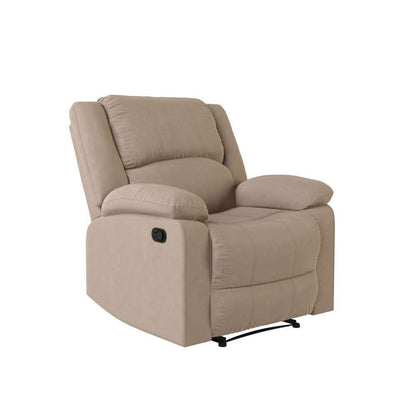 Relax A Lounger - Phyllis Microfiber Manual Recliner, Beige by Lifestyle Solutions - RR-PRK1CM2022 veiw 10