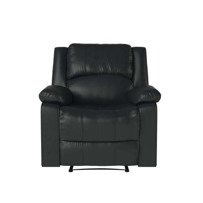 Relax A Lounger - Phyllis Faux Leather Manual Recliner, Black by Lifestyle Solutions - RR-PRK1CP3001 veiw 1