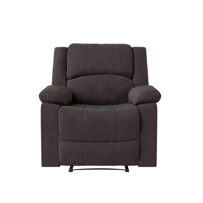 Relax A Lounger - Phyllis Microfiber Manual Recliner, Chocolate by Lifestyle Solutions - RR-PRK1CM2045 veiw 6