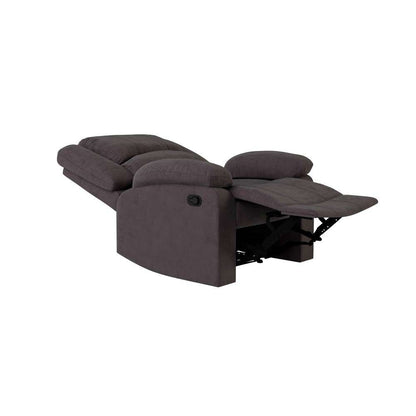 Relax A Lounger - Phyllis Microfiber Manual Recliner, Chocolate by Lifestyle Solutions - RR-PRK1CM2045 veiw 7