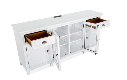 Magnussen - Heron Cove 70in Entertainment Console in Chalk White - E4400-05 veiw 6