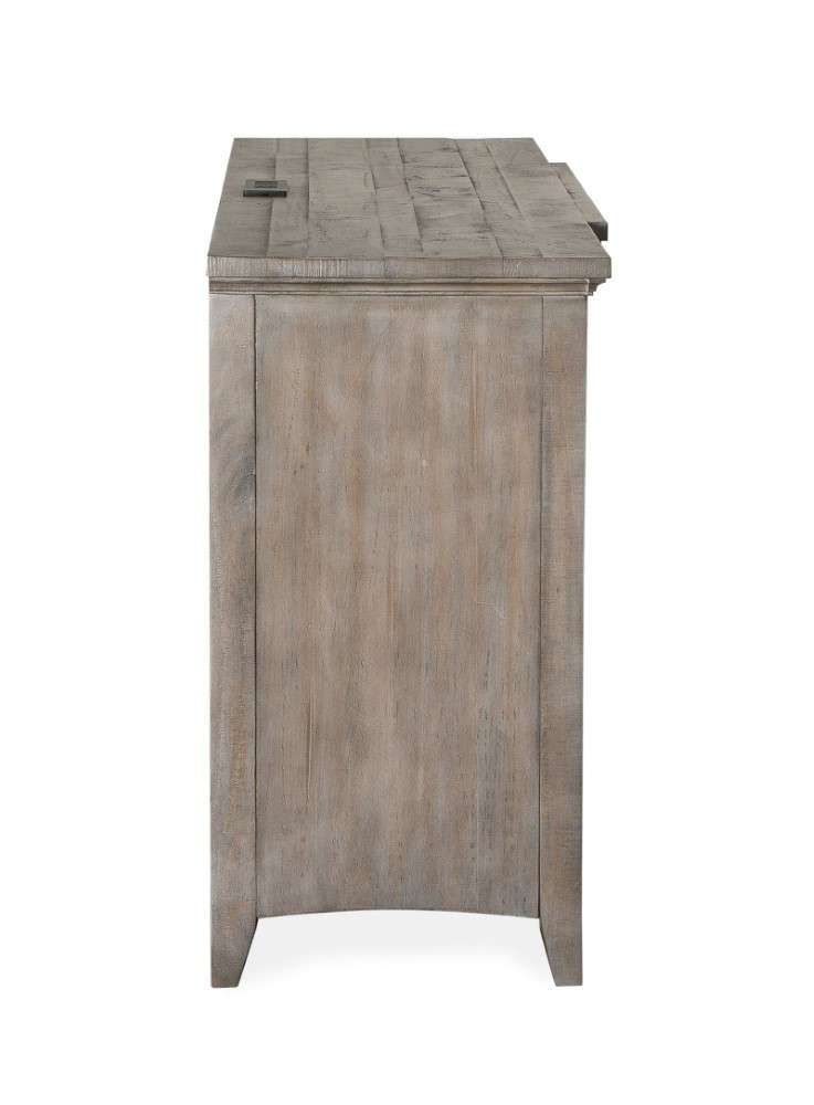 Magnussen - Paxton Place 70in Entertainment Console in Dovetail Grey - E4805-05 veiw 5