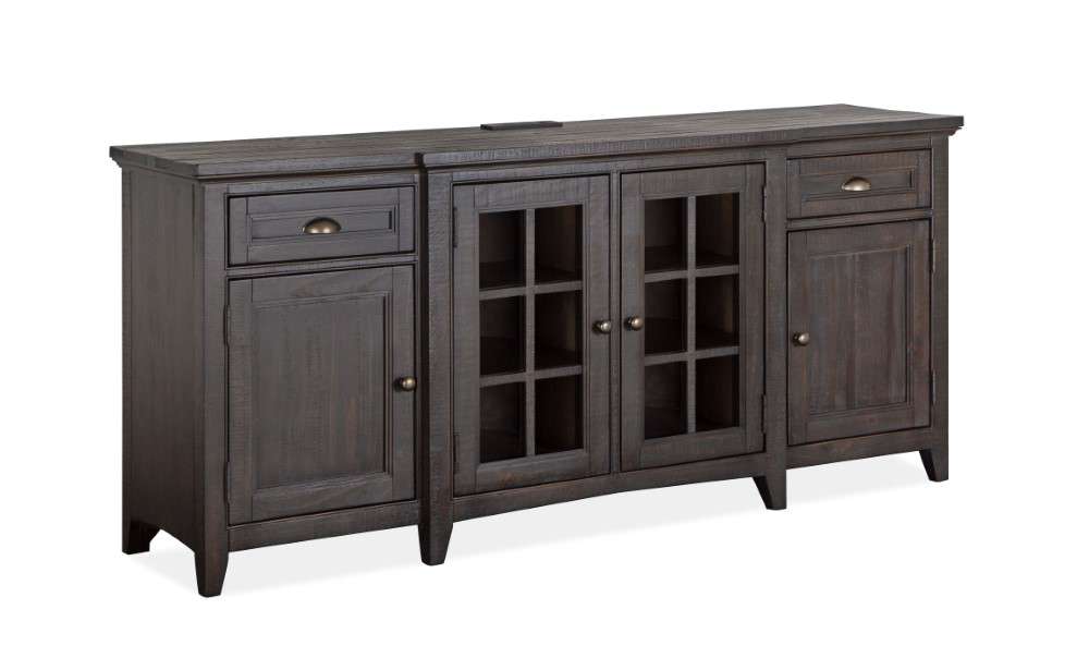 Magnussen - Westley Falls 70in Entertainment Console in Graphite - E4399-05 veiw 1