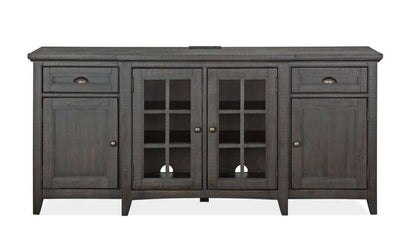 Magnussen - Westley Falls 70in Entertainment Console in Graphite - E4399-05 veiw 3