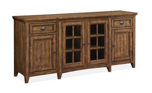 Magnussen - Bay Creek 70in Entertainment Console in Toasted Nutmeg - E4398-05 veiw 1