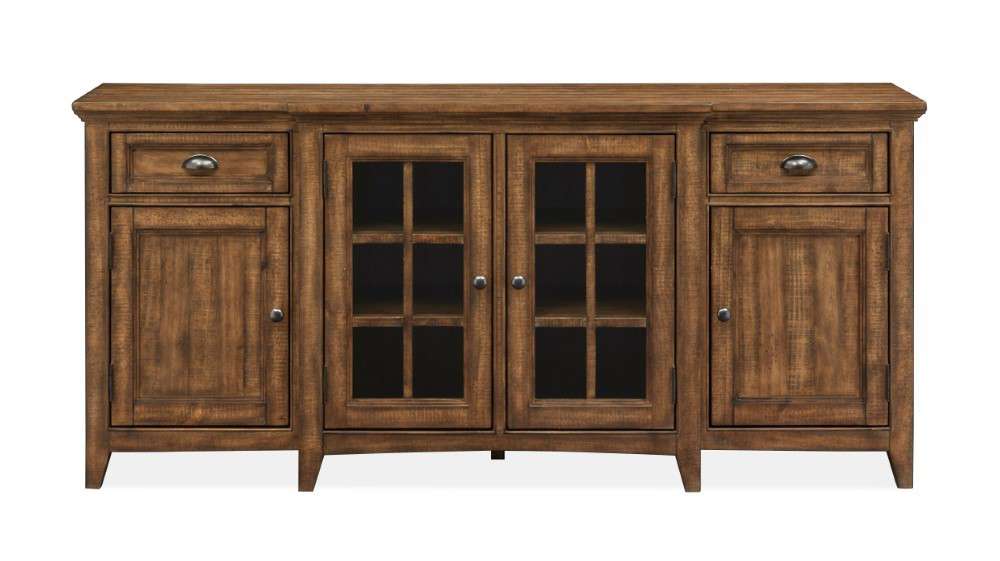 Magnussen - Bay Creek 70in Entertainment Console in Toasted Nutmeg - E4398-05 veiw 3