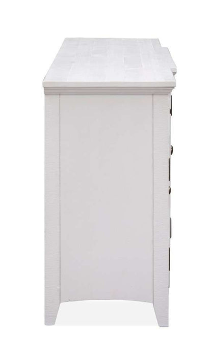 Magnussen - Heron Cove 80in Entertainment Console in Chalk White - E4400-08 veiw 5