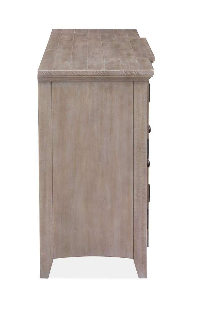 Magnussen - Paxton Place 80in Entertainment Console in Dovetail Grey - E4805-08 veiw 5