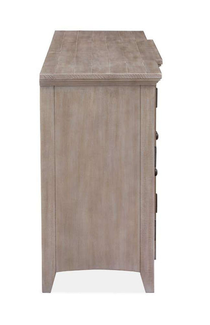 Magnussen - Paxton Place 80in Entertainment Console in Dovetail Grey - E4805-08 veiw 5