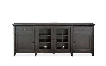 Magnussen - Westley Falls 80in Entertainment Console in Graphite - E4399-08 veiw 3