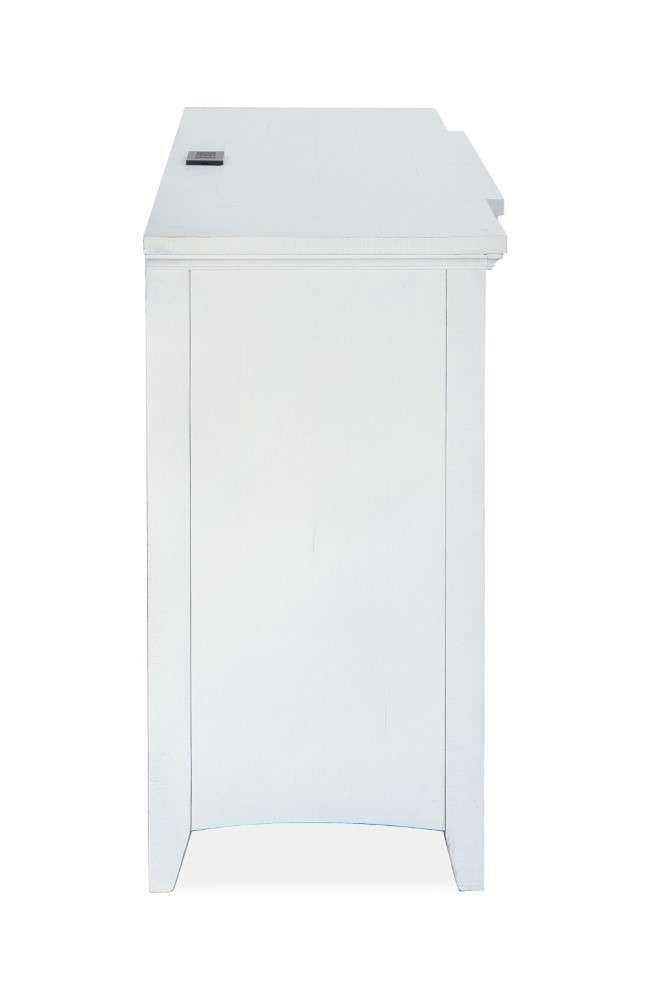 Magnussen - Heron Cove 90in Entertainment Console in Chalk White - E4400-09 veiw 5