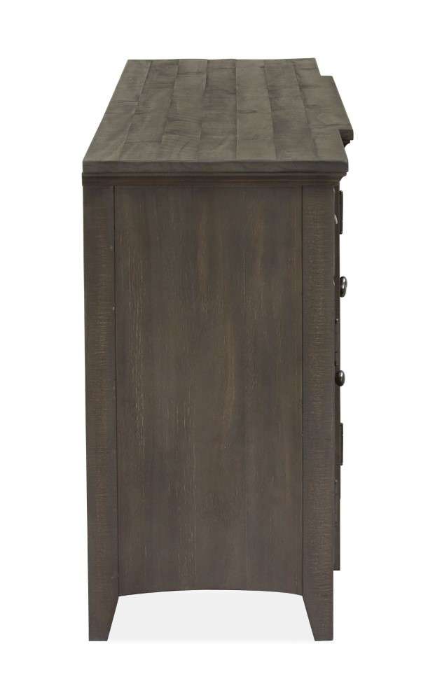 Magnussen - Westley Falls 90in Entertainment Console in Graphite - E4399-09 veiw 5