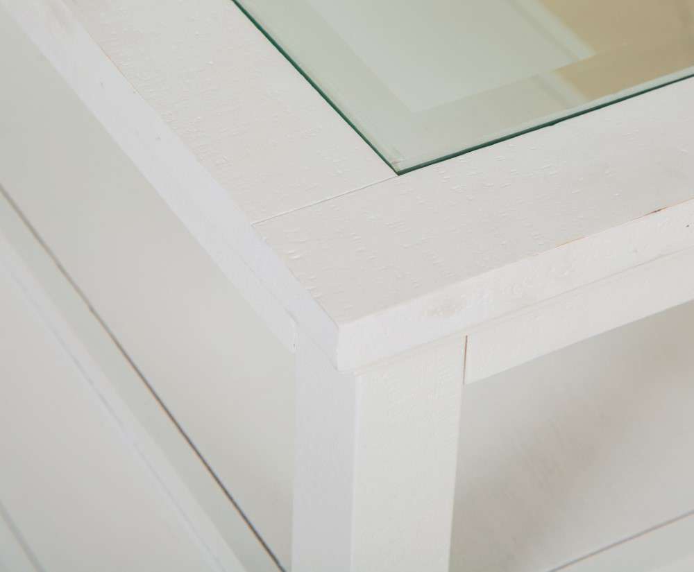 Magnussen - Heron Cove Chairside End Table in Chalk White - T4400-10 veiw 7