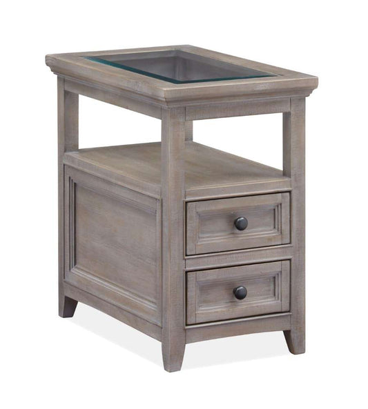 Magnussen - Paxton Place Chairside End Table in Dovetail Grey - T4805-10 veiw 1