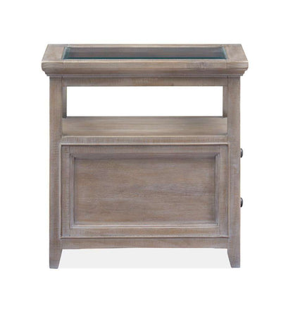 Magnussen - Paxton Place Chairside End Table in Dovetail Grey - T4805-10 veiw 5