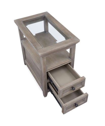 Magnussen - Paxton Place Chairside End Table in Dovetail Grey - T4805-10 veiw 7