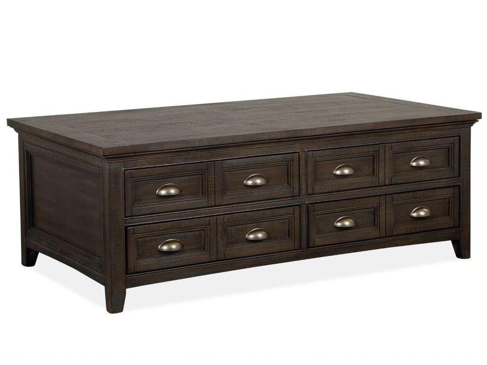 Magnussen - Westley Falls Lift Top Storage Cocktail Table with Casters in Graphite - T4399-50 veiw 1