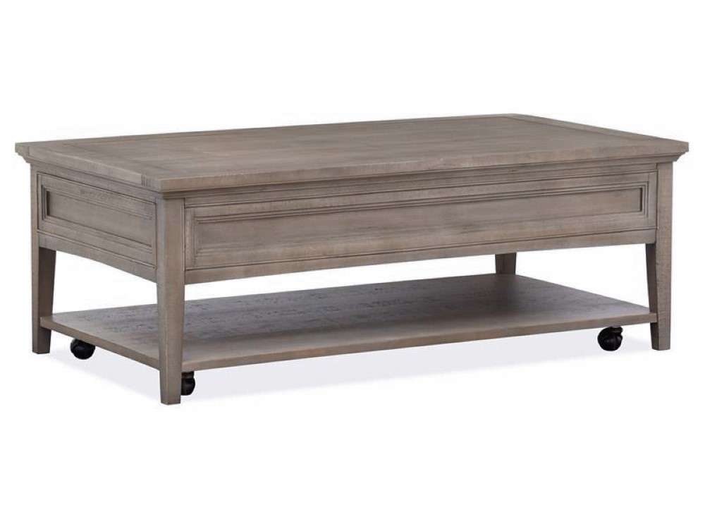 Magnussen - Paxton Place Rectangular Cocktail Table with Casters in Dovetail Grey - T4805-43 veiw 3