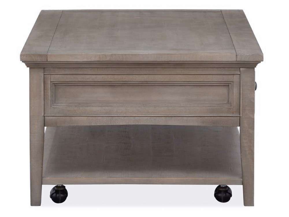 Magnussen - Paxton Place Rectangular Cocktail Table with Casters in Dovetail Grey - T4805-43 veiw 6