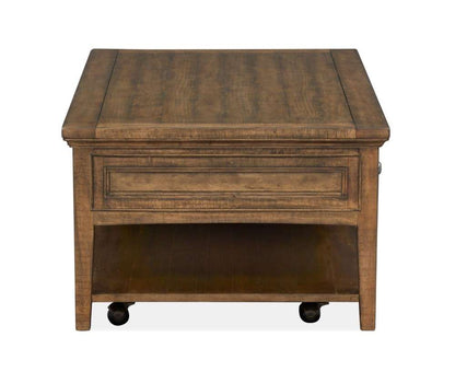 Magnussen - Bay Creek Rectangular Cocktail Table with Casters in Toasted Nutmeg - T4398-43 veiw 7