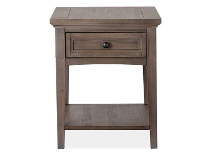 Magnussen - Paxton Place Rectangular End Table in Dovetail Grey - T4805-03 veiw 2