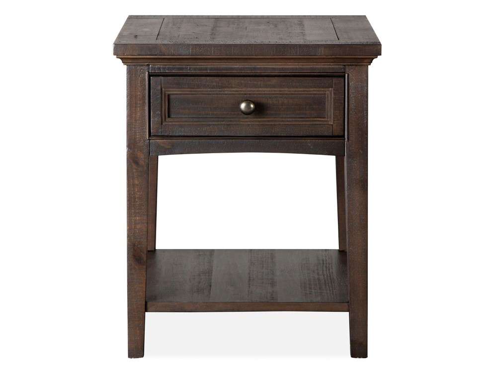 Magnussen - Westley Falls Rectangular End Table in Graphite - T4399-03 veiw 1