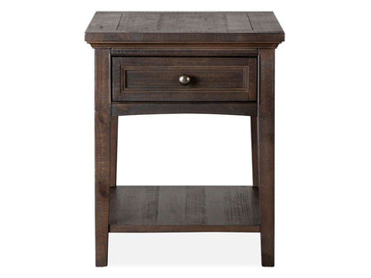 Magnussen - Westley Falls Rectangular End Table in Graphite - T4399-03 veiw 1