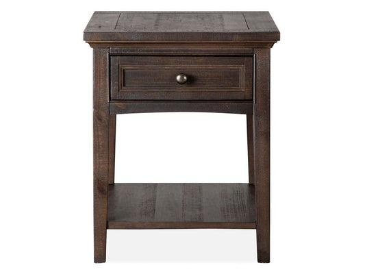 Magnussen - Westley Falls Rectangular End Table in Graphite - T4399-03 veiw 1