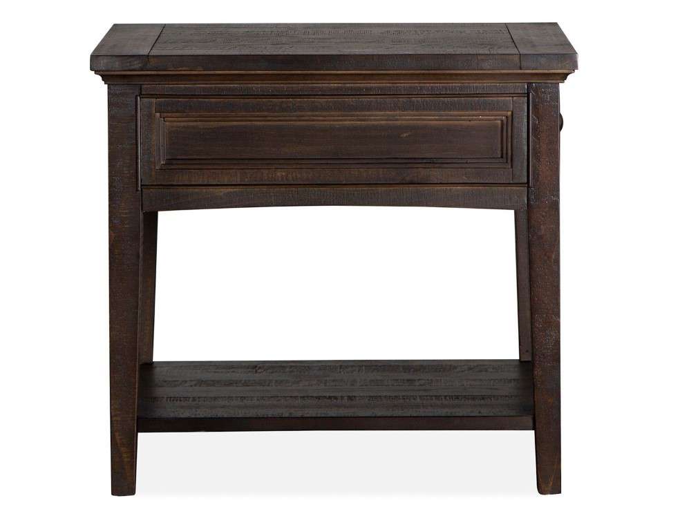 Magnussen - Westley Falls Rectangular End Table in Graphite - T4399-03 veiw 4