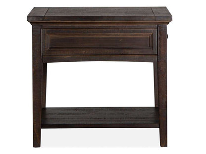 Magnussen - Westley Falls Rectangular End Table in Graphite - T4399-03 veiw 4