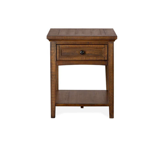Magnussen - Bay Creek Rectangular End Table in Toasted Nutmeg - T4398-03 veiw 2