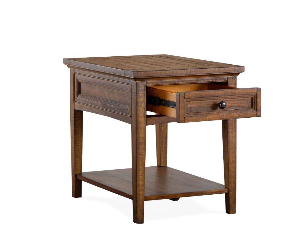 Magnussen - Bay Creek Rectangular End Table in Toasted Nutmeg - T4398-03 veiw 4