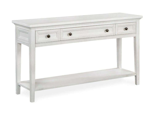 Magnussen - Heron Cove Rectangular Sofa Table in Chalk White - T4400-73 veiw 1