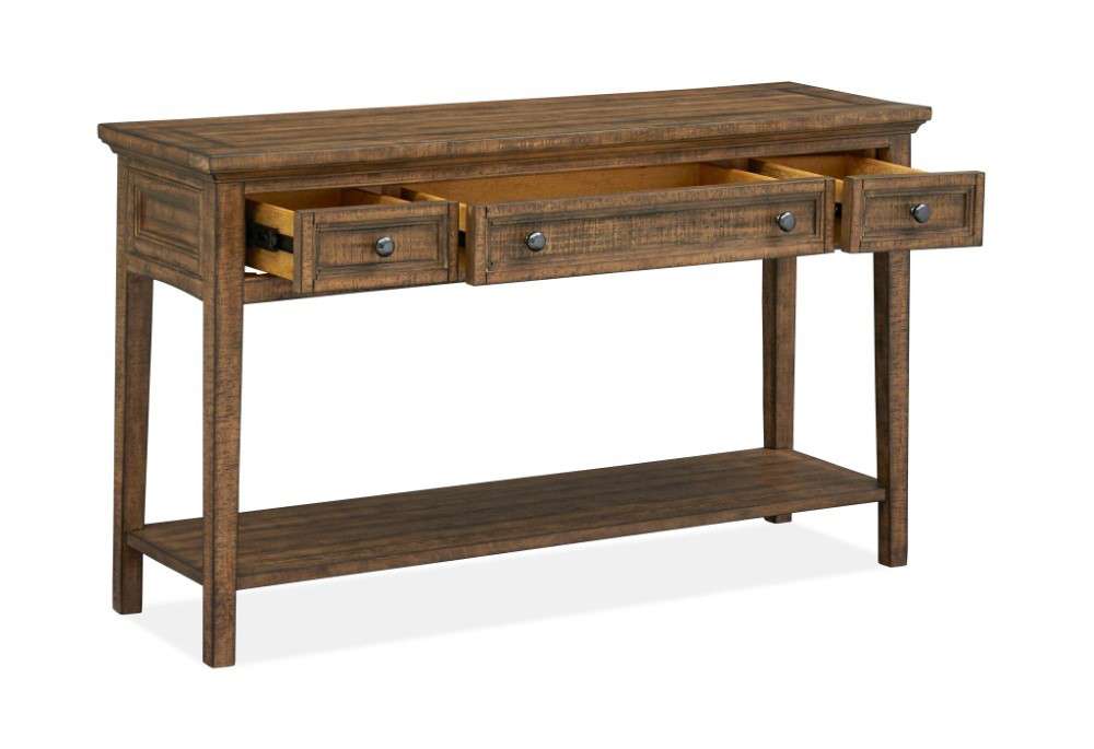 Magnussen - Bay Creek Rectangular Sofa Table in Toasted Nutmeg - T4398-73 veiw 5