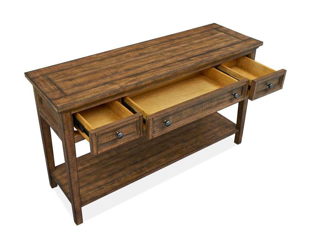 Magnussen - Bay Creek Rectangular Sofa Table in Toasted Nutmeg - T4398-73 veiw 6