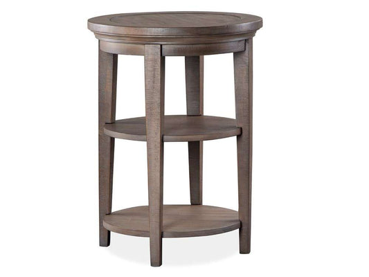 Magnussen - Paxton Place Round Accent End Table in Dovetail Grey - T4805-35 veiw 1