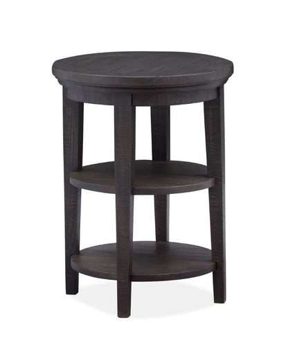 Magnussen - Westley Falls Round Accent End Table in Graphite - T4399-35 veiw 1