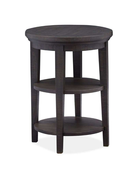 Magnussen - Westley Falls Round Accent End Table in Graphite - T4399-35 veiw 1